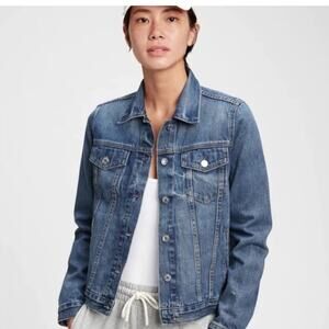 GAP Saddle Blue Icon Denim Jacket